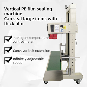 FR-1100 nhà máy bán buôn thương mại phim nhựa lớn lớn nặng túi đứng lên túi dọc niêm phong máy với máy in mã - Product Image 2