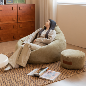 โซฟา <span class=keywords><strong>Bean</strong></span> Bag รูปทรงหยดน้ำ นั่งสบาย ปรับเอนนอนได้ ขนาดใหญ่ สำหรับเด็กและผู้ใหญ่ พร้อมปลอกหุ้มถอดซักได้ ชุดเก้าอี้ <span class=keywords><strong>Bean</strong></span> Bag แบบนอน - Product Image 5