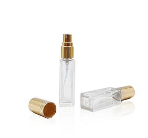 Venta al por mayor de 10ml de spray vacía <span class=keywords><strong>botella</strong></span> de perfume de vidrio cuadrado de lujo con perfume tapas de <span class=keywords><strong>botella</strong></span> para el cuidado personal - Product Image 4