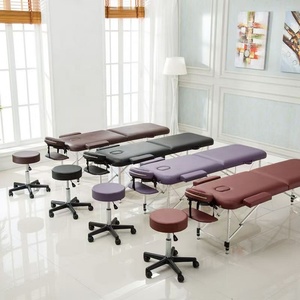 Table de massage portable de haute qualité K avec pieds en aluminium pour spa et extensions de cils - Product Image 1