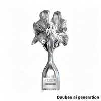 Trophée en métal et cristal haut de gamme, design féerique, finition anodisée, pour récompenses d'entreprise, de sport et de reconnaissance professionnelle
