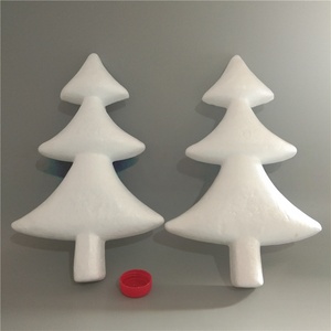Figurine d'arbre <span class=keywords><strong>en</strong></span> EPS massif, recouvert <span class=keywords><strong>de</strong></span> <span class=keywords><strong>neige</strong></span>, 27 cm, <span class=keywords><strong>en</strong></span> <span class=keywords><strong>polystyrène</strong></span> blanc, à personnaliser pour décoration hivernale - Product Image 3