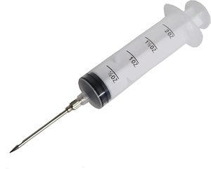 Injecteur de viande jetable de <span class=keywords><strong>seringue</strong></span> de marinade en plastique de 60ml avec l'aiguille inoxydable réutilisable - Product Image 1