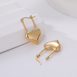 ต่างหูห่วงทันสมัยทันสมัยทันสมัยเครื่องประดับสแตนเลสชุบทองกันน้ำสำหรับผู้หญิงงานปาร์ตี้ - Product Image 2