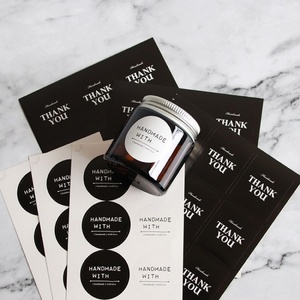 Etiqueta Adhesiva Personalizada para Botellas de Velas, Impresa a Medida, Impermeable, Rollo de Vinilo Autoadhesivo, Etiqueta de Embalaje para Botellas, Pegatinas Personalizadas - Product Image 1