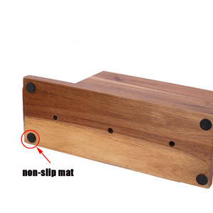 Portacoltelli <span class=keywords><strong>Magnetico</strong></span> da Cucina con Magneti Potenziati, Direttamente dalla Fabbrica, a Forma di Barra in Acacia, Efficiente Supporto per <span class=keywords><strong>Coltelli</strong></span> in PP JY8883 - Product Image 5