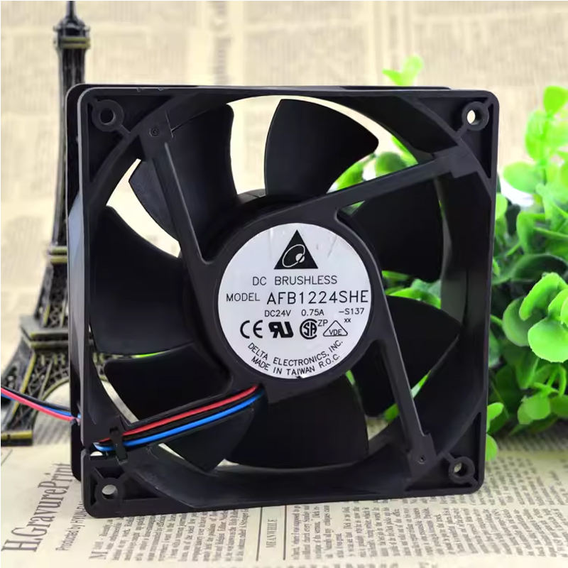 Original Delta AFB1224SHE 12038 24V 0.75A 12CM High air Volume Inverter ...