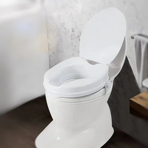 Asiento de Inodoro Portátil de Plástico con Tapa, Material PP, Capacidad de Carga de 180 kg, para Uso en Inodoros de Cuclillas en Interiores - Product Image 1