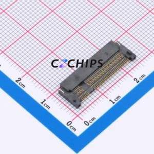 HYCW27B-05NGFF-150B Hard Drive Connector (SAS/<b>SATA</b>/<b>M.2</b>) SMD Connector <b>M.2</b>-B Key Female 67P Sink Board - Product Image 2