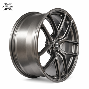 Jantes en aluminium forgé sur mesure XINGTU 6061-T6, jantes Y-Spoke Gunmetal tendance, PCD 5x112 5x114.3 pour <span class=keywords><strong>BMW</strong></span> Audi Tesla 18-24 - Product Image 3