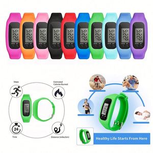 สายรัดข้อมือติดตามการเดินนับก้าวแบบกำหนดเองได้ ราคาประหยัด ทนทาน พร้อมฟังก์ชั่นนับแคลอรี่ นาฬิกาออกกำลังกาย กล่องเก็บของ  พร้อมบริการสกรีนผ้าไหม - Product Image 3