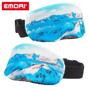 Alta elasticidad deporte al aire libre poliéster Spandex gafas cubierta esquí gafas Protector - Product Image 4