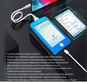 Detector de fallos JC iDetector inteligente para teléfono, probador de fallos compatible con dispositivos IOS de serie completa para iPhone, lectura y escritura de datos - Product Image 4