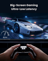 Projecteur intelligent JLF X5AR 1080P avec Android 14, faible latence, BT5.4, portable pour la maison et le gaming