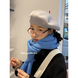 Boina de lana para mujer, resistente al viento, 56-58Cm, estilo inglés, sombrero de pintor retro para mujer - Product Image 2