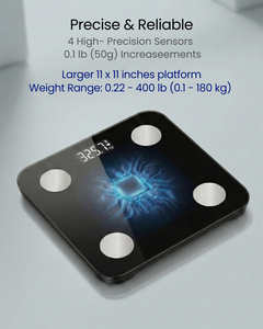 Báscula Inteligente Nueva de 180 kg, Báscula Digital para Baño con Medición de Grasa Corporal, Báscula Inteligente Personal para Baño en Promoción - Product Image 2