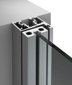 Profilé en aluminium avec finition usine et revêtement en poudre pour système de mur rideau, bâtiments résidentiels et commerciaux, CNW Aluminium OEM - Product Image 6