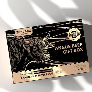 Embalaje de cartón corrugado de lujo personalizado para <span class=keywords><strong>carne</strong></span> de res argentina con asas y cajas corrugadas degradables - Product Image 5