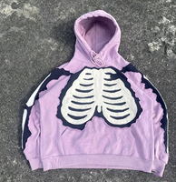 Hoodies Homme Oversize Streetwear : Couleurs Unies, Motifs Vintage, Broderies Décontractées