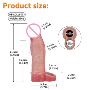 Big Hollow Dildo <b>Vibrator</b> Rechargeable Realistic Penis Enlargement Extender Silicone G-spot Vagina Massager <b>Vibrator</b> for Man Gay - Product Image 6