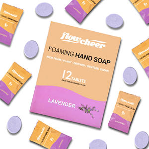 Logo personalizzato eco-friendly schiuma sapone per le mani Tablet Zero rifiuti ricaricabili sapone per lavare le mani GMP certificato per il mercato europeo - Product Image 6