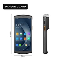 DRAGON GUARD Fabricant en gros RIRW03 860-960MHz Lecteur-graveur RFID UHF portable Android 11.0 Octa-core 2.45GHz 5.7 pouces