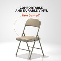 Chaise pliante d'extérieur en similicuir à prix de gros pour jardin et cour, empilable et pliable