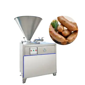 Prezzo industriale ad alto rendimento commerciale elettrico automatico pollo Hot Dog salsiccia Maker salsiccia riempimento Stuffer che fa macchina