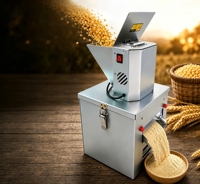 Mini moulin électrique en acier inoxydable pour céréales, farine, maïs sec, blé, riz, épices et poudres