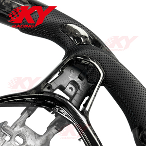 Volant en fibre de carbone forgé avec LED personnalisées pour Honda Civic Accord Sport 2021-2026 pour Acura integra A Spec/Type S - Product Image 3