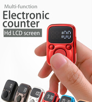 3203 Grosir Pabrik Penghitung Digital LCD Logam Bertenaga Baterai Rentang 0-99999 untuk Doa Digital Tasbih Zikr Ring