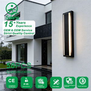 <span class=keywords><strong>Applique</strong></span> <span class=keywords><strong>murale</strong></span> linéaire extérieure moderne de haute qualité de 24 pouces, 120-277V, <span class=keywords><strong>applique</strong></span> <span class=keywords><strong>murale</strong></span> linéaire décorative, éclairage mural extérieur LED - Product Image 1