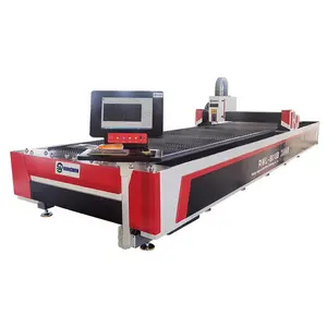 Mesin Pemotong Laser Serat Baja Tahan Karat Laser Tipe Terbuka CNC untuk Tabung dan Pelat