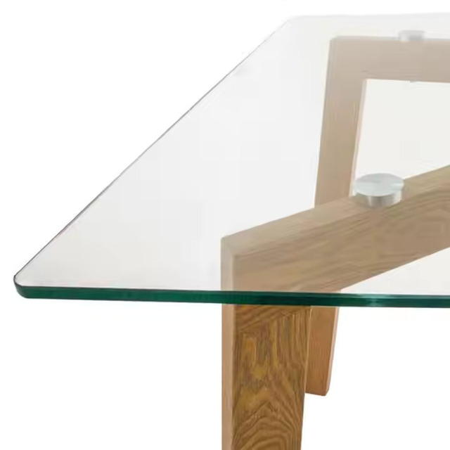 Made China Hollow Tempered Glass Office Desk Tops High Light Transmittance Heat-Resistant Stain-Proof Solar Eco-Friendly