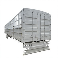 Semi-remorque à plateau en acier Huiteng à 3 essieux, 40 pieds, 40 tonnes, 12R22.5, service OEM, qualité fiable pour le transport de conteneurs