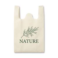 Sac de courses non tissé 100 g/m² avec poignées gilet, sac fourre-tout pour épicerie, vente en gros usine