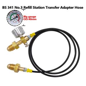 Manguera de conexión G5/8" RH para cilindro de argón INT, manguera negra de alta presión para cilindros de argón tamaño 3 BS341 - Product Image 3