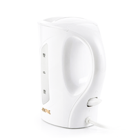 Bouilloire électrique 750-900W 1,0L avec ébullition rapide, arrêt automatique et fenêtre de niveau d'eau pour la préparation du thé et du café à la maison ou au bureau A.80186