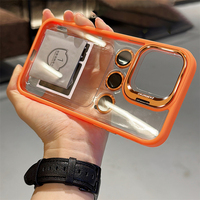 Support d'objectif creux en métal, étui de protection antichoc pour objectif d'appareil photo pour iPhone 18 17 16 15 Pro Max 13 14 12 Pro