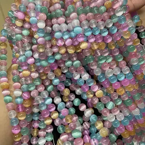 BD-L2300 Hot selenite beads chain for necklace bracelet making nature stone jewelry chain diy selenite chain roll jewelry making