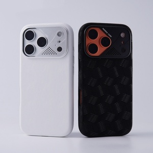 เคสโทรศัพท์หนัง PU ลายคลื่นขั้นสูง พร้อมแม่เหล็ก สำหรับ iPhone 17 14 15 16 Pro Max พร้อมกรอบโลหะป้องกันกล้อง กันกระแทก - Product Image 4