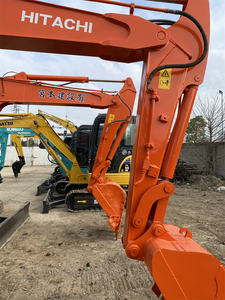 Hitachi ZX60 Mini-pelle fabriquée au Japon avec une capacité de 6 tonnes Petite pelleteuse de terrassement Vente bon marché Composants de moteur à noyau d'occasion - Product Image 3