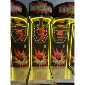 Macchina da Boxe Arcade Elettronica a Monete <span class=keywords><strong>per</strong></span> <span class=keywords><strong>Giochi</strong></span> di Pugilato, Gioco di Potenza e Precisione - Product Image 1