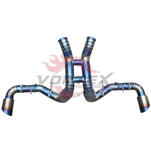 Échappement en titane brûlé bleu VORTEX pour McLaren 570S 3.8T 2015-2024, fixation directe - Product Image 2