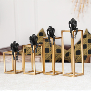 Accessoires de <span class=keywords><strong>table</strong></span> pour salon de style nordique, pièces d'art en céramique, décoration intérieure moderne, <span class=keywords><strong>or</strong></span> luxueux, décoration de la maison - Product Image 5