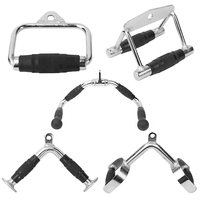 Lat Pull Down Bar avec câble Machine Barbell Attachment handle Home Gym Fitness Mag Handle bar