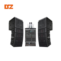 Système de sonorisation professionnel OEM à double enceinte colonne de 10 pouces avec caisson de basses actif de 18 pouces pour hôtels, événements en direct et spectacles sur scène