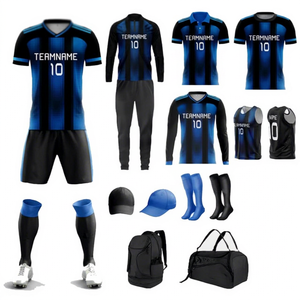 Kit de uniforme de fútbol de secado rápido hecho profesional Ropa deportiva cómoda para equipos - Product Image 1