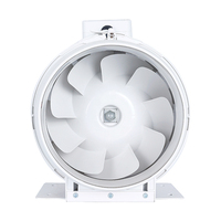 Ventilateur d'extraction transversal pour salle de bain, nouveau ventilateur de conduit en ligne en plastique