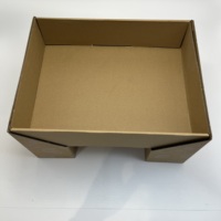 Boîte à lunch extérieure personnalisée pouvant servir de table à lunch avec compartiments, en matériau ondulé, durable et pratique